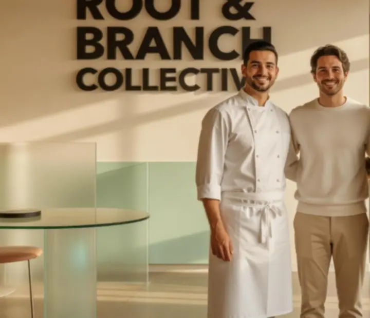 Portrait of The Quiet Bluff founders and executive chef